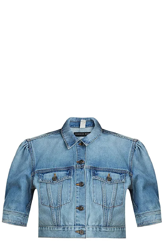 Raina Short Sleeve Denim Jacket