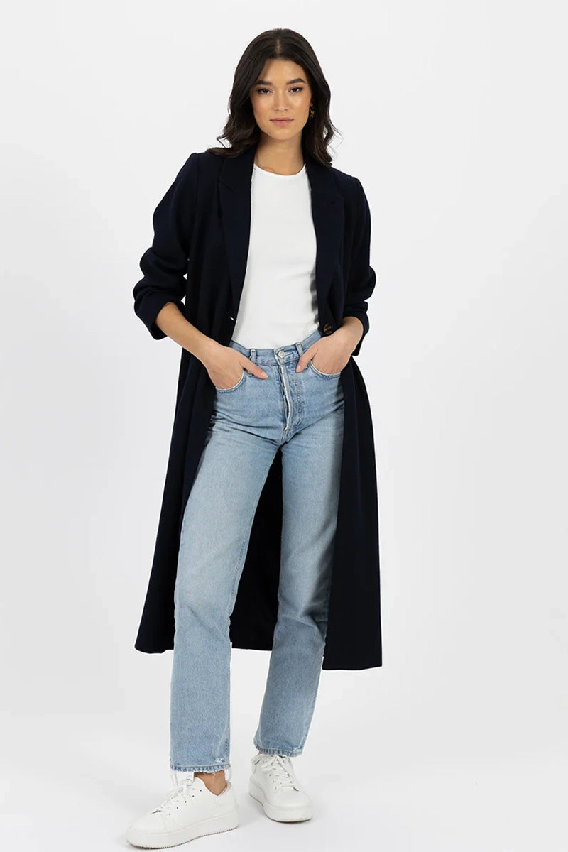 Humidity Women's Madison Coat in Navy