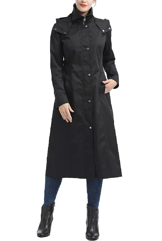 Kimi + Kai Women's "Brooke" Waterproof Hooded Long Coat