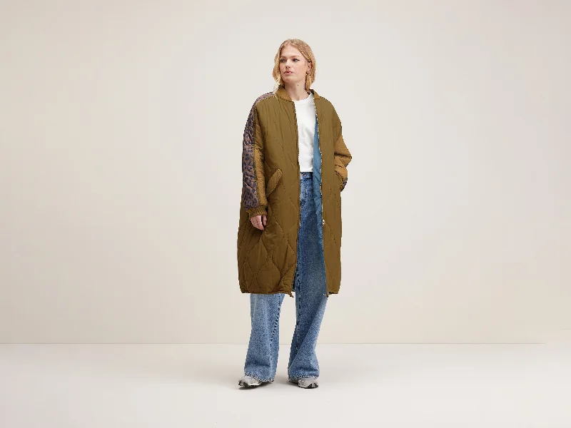 Hedge quilted coat (242 / W / TAN)