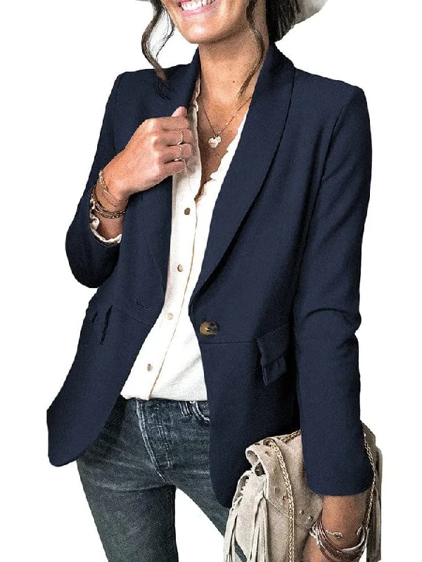 Women's Long Sleeve Blazer for Business Casual